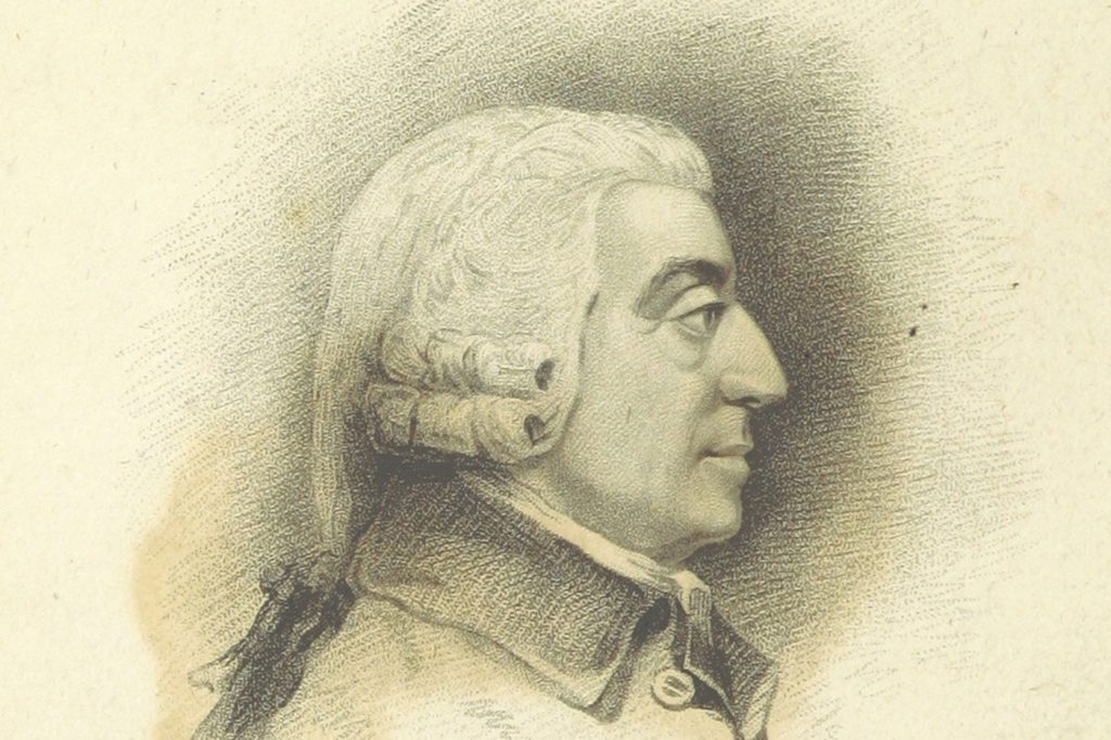 Adam Smith, portrait, economist