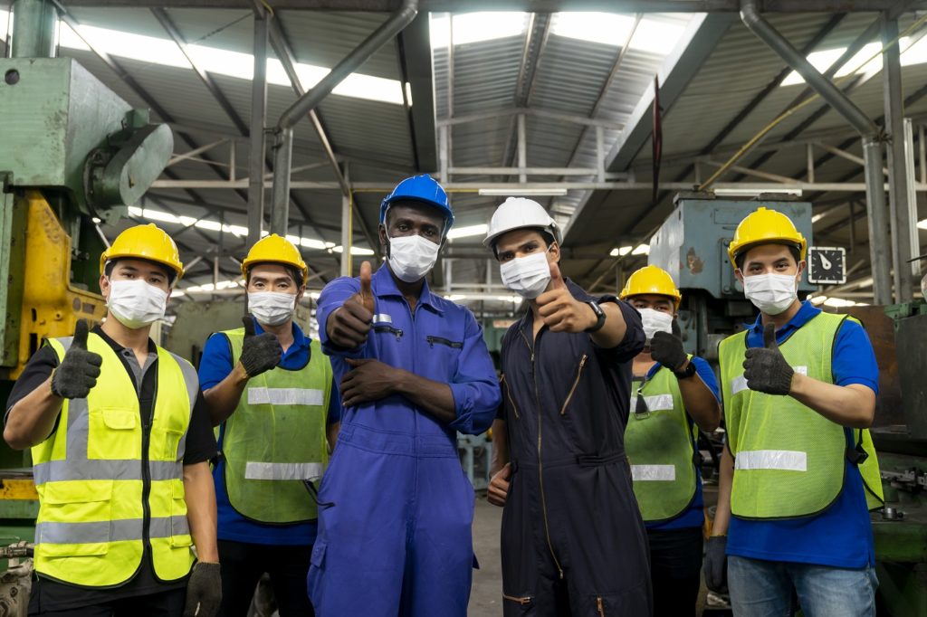 Diverse Factory Workers