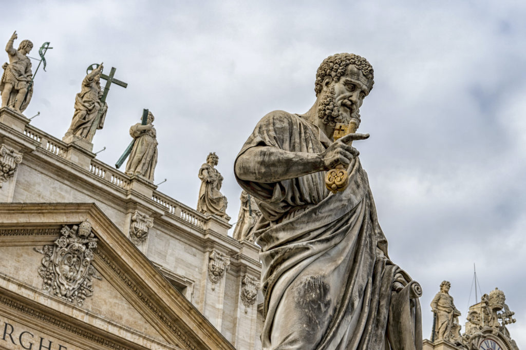 Statue of St. Peter at the Vatican