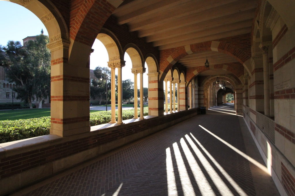 UCLA corridor
