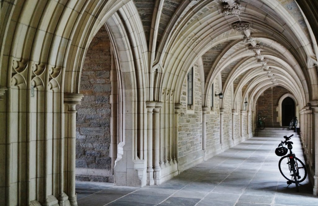 Gothic arches at university