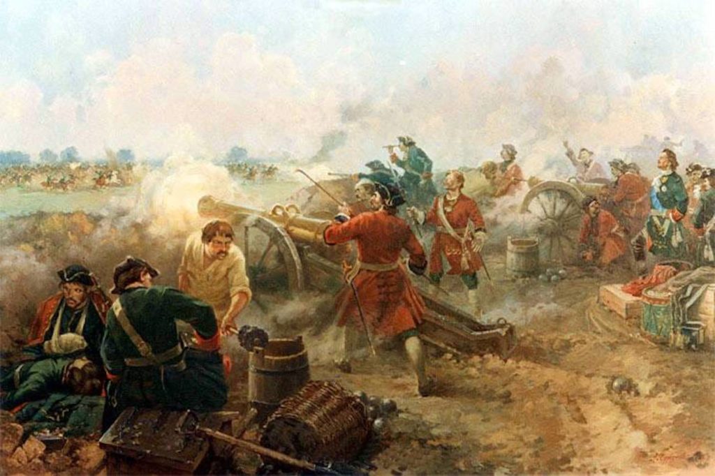 Painting of Battle of Poltava