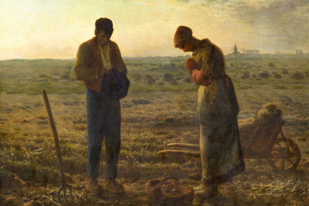 Jean Francois Millet's painting, The Angelus