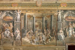 Baptism of Constantine by Raphael