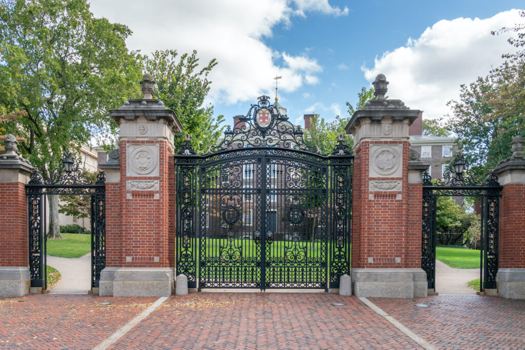 Van Wickle Gates at the Campus of Brown University