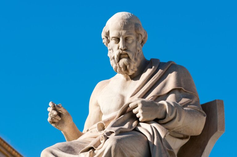 Plato statue