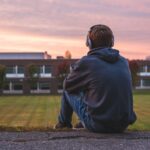 young man, alone, lonely
