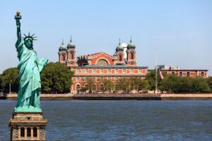 Statue of Liberty and Ellis Island
