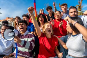 college rally