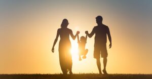 family of three