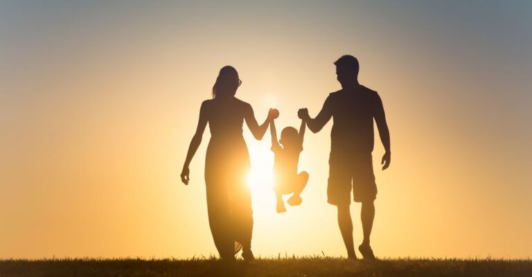 family of three